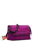 Desigual Desigual 3017-Bolsa de Deporte, Color Morado, Bag_LOGOUT_Venecia Maxi 3017 Purple para Mujer, Rojo