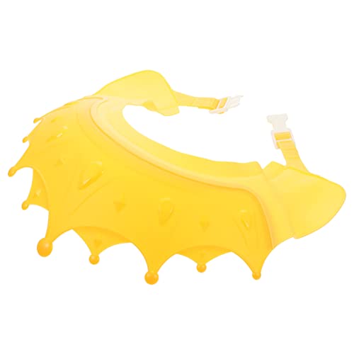 Image of Boy Girl Hair Wash Hat Adjustable Shower Cap for Boy Girl Portable Bathing Cap with Cute Design Practical Shampooing and Toddlers