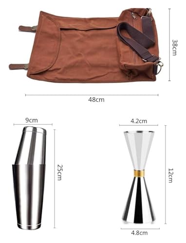 Cocktail Shaker Set Kit de Bartender Acero Inoxidable miniatura 5