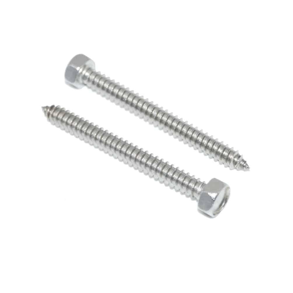 D-Work - Lote de 10 tornillos para metales, cabeza hexagonal (20 x 130 mm, DIN 933, acero inoxidable, A4-80)