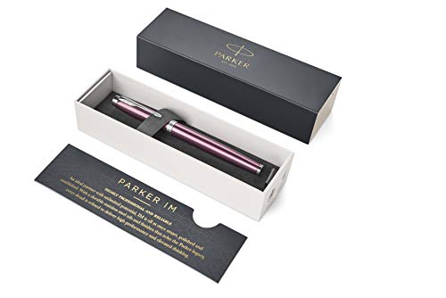 Stylo roller Parker IM Violet Clair 1931635 avec pointe fine et encre noire
