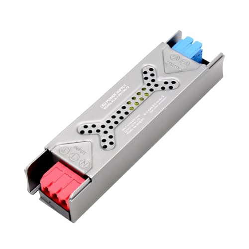 Image of 12V 60W Ultra Slim LED Power Supply Transformer | Quiet Low Volt Constant Voltage Driver Adapter Switching Converter for Strip Light CCTV Camera Security System