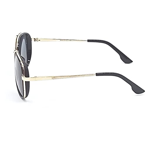 Image of Louis Kouros Cherokee Aviator Classic Trendy 4414 sunglasses | Mirror Lens | 400 UV Protected | For Men's Women's | Medium | 58mm Lens Width