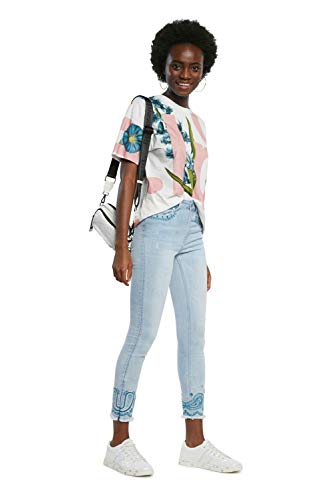 Desigual Denim_Ankle PAISL Pantaloni Casual, Blue