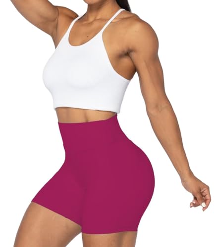 Image of Sunzel No Front Seam High Waist Biker Shorts for Women, Squat Proof Yoga Workout Gym Bike Shorts | 3, 5 Or 8-Inch Inseam, High Waisted, Tummy Control, No Front Seam, Buttery Soft, Compression Fit, Squat Proof