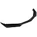 IKON MOTORSPORTS, Front Bumper Lip Compatible with 2016-2018 Chevy Camaro LT and RS Model Only, ZL1 Style Gloss Black PP Front Lip Finisher Under Chin Spoiler Add On