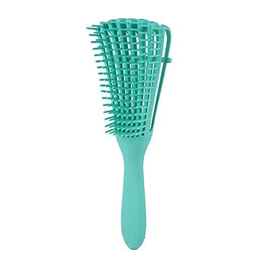 Alexvyan Detangling Brush Multifunctional Octopus Hair Comb Scalp Massager for Natural Hair for Women Afro Textured America 3a to 4c Kinky Wavy Curly Coily Thick Long Hair (Purple) (Green)