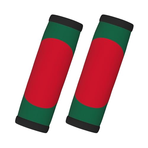 Flag of Bangladesh - Paquete de 2 fundas de agarre de viaje para maletas, asas de mochila
