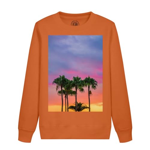 Sweatshirt enfant palmiers colorés, le cadeau idéal pour les vacances