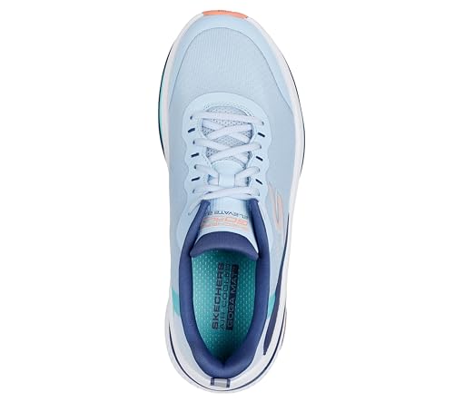 Image of Skechers Women GO Run Elevate 2.0 - Cardona Light Blue Lace Up Running Shoes (129002-LBNV 6)