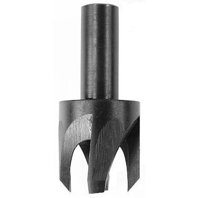 W.L. Fuller 11660500 1/2" Standard Type Four Flute Plug Cutter with 3/8" Shank