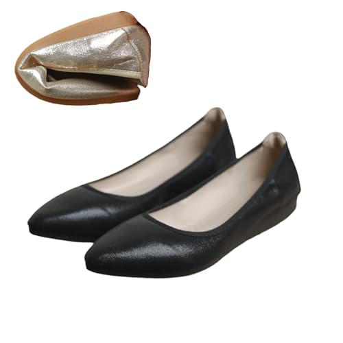Women's Ballet Flats Soft Shoes for Women Comfortable Slip on Dress Shoes for Women Foldable Flats for Women Casual