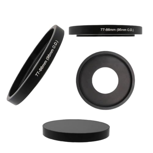 Anillo step up de 77-86mm con rosca precisa para filtros de fotografía
