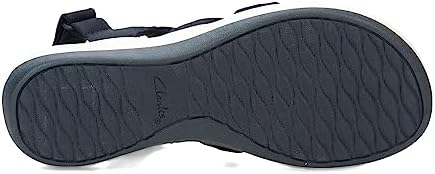Clarks Women's Arla Fern Flat Sandal, Navy Jersey, 6.5 | Image 6