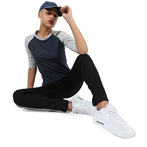 Image of Campus Sutra Women's Regular Fit Tops (CS23SS RGQS W PLN GRDN Navy Blue-01 M)
