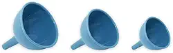 Oikos - Funil de Silicone Azul Conjunto 3 Peças
