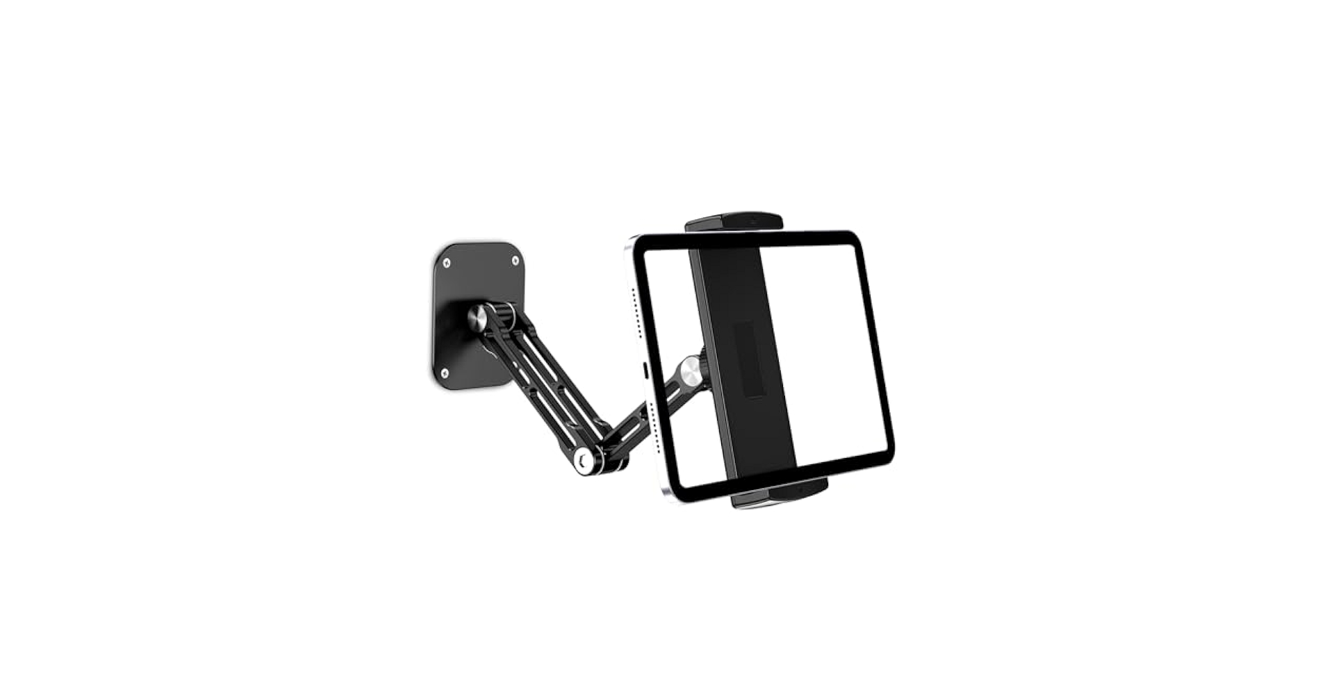 Tablet Arm Tablet Wall Mount Holder For Ipad,Portable Monitor Stand Mount For 15 6 Max Aluminum Alloy 360 Adjustable Foldable Tablet Holder For Kindle Work For 4 7 12 9 Ipad Pro