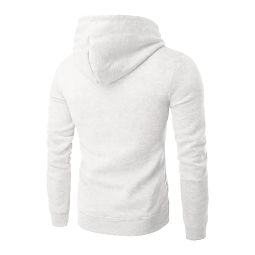Full Zip Up Hoodie Men Hoodies Heavyweight Fleece Sweatshirt Slim Fit Jackets with Pockets2