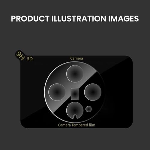 Image of ArmourPro Premium Camera Lens Protection Compatible with Vivo X300 (6.31 Inches) With Edge To Edge Camera Protection Coverage| Black, Pack of 1