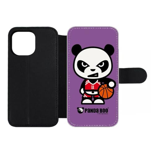 Étui cuir iPhone 15 Pro Max protection intégrale housse aimantée Panda Boo