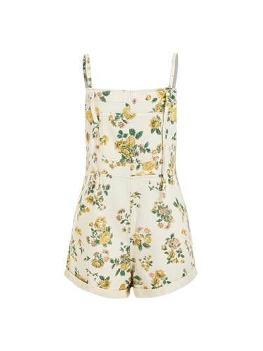 Image of CIDER Overall Shorts For Women Jean Denim Rompers Loose Fit Overalls | Cute Romper, Adjustable Strap Shortalls, Summer Casual Outfits