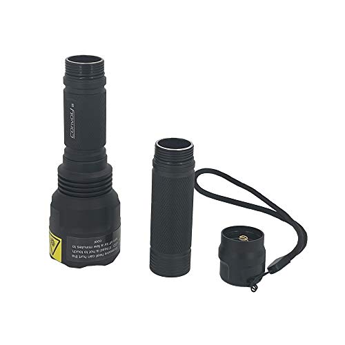 Lanterna LED UV Convoy C8 365nm com filtro de vidro patenteado