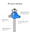 1/4 Inch Shank Roundover Edging Router Bit Set Solid Carbide Woodworking Router Bit Milling Tools Rounding Edge Forming