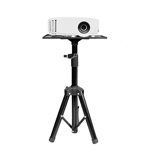 Trípode para proyector de suelo con bandeja regulable de 105 a 180 cm
