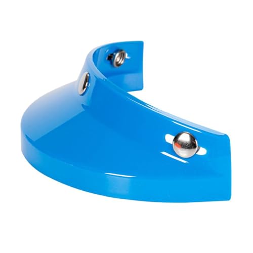 3 Visiera a scatto ribaltabile su e giù per casco aperto a anti per moto universale Biltwell Lane Splitter Nero Blu
