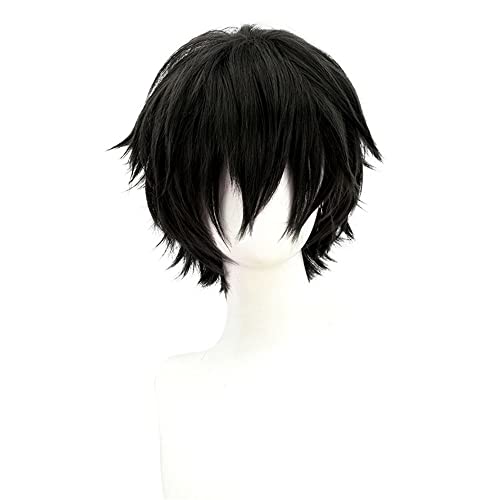 Perruque courte bob noire idéale pour sublimer vos soirées déguisées et fêtes