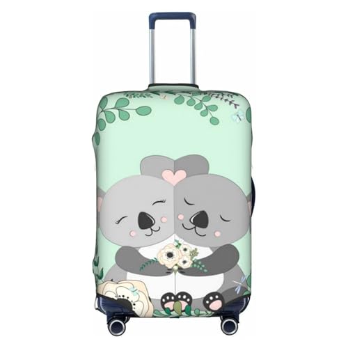 Koala Printed Luggage Cover Elastic, Washable, Universal Fit 18-32 Inch Travel Suitcase Cover Easy To Identify
