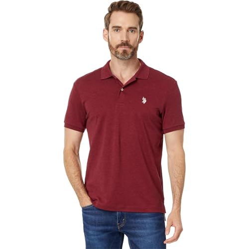 Polo Interlock Coupe ajustée Homme en coton peigné premium haute densité