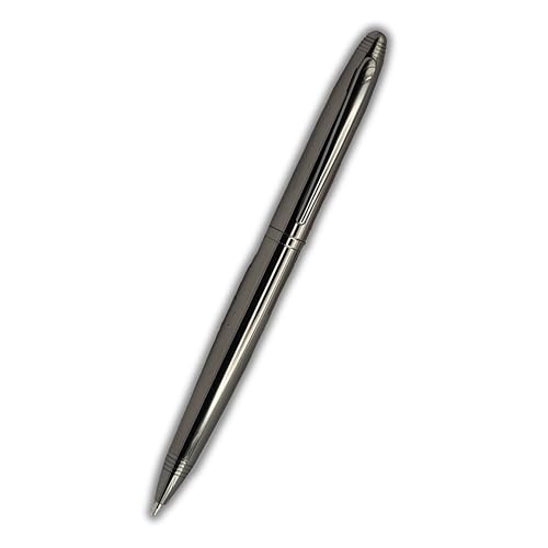 Image of Venti Gun Metal Roller Ball Pen| Titanium Body Color | Ink Color - Blue | Novel Gifts For Professionals | Premium Pens For Personal & Professional Use | Return Gift |(5145, Ball Point-Blue)