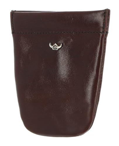 Étui à clés Golden Head Colorado Classic en cuir marron chic