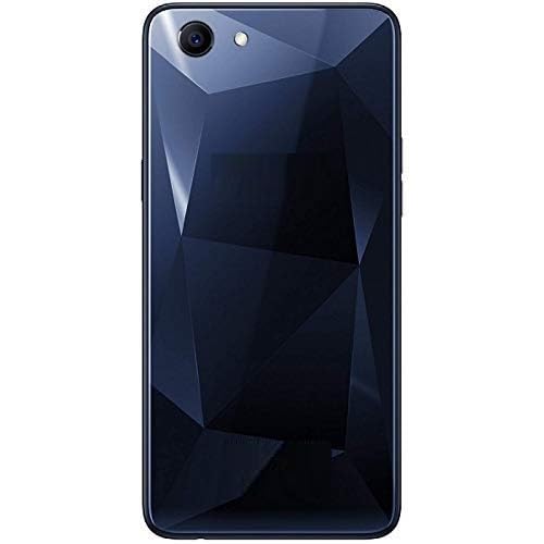 (SPAREWARE) Battery Back Door Panel Body Cover Back Glass Back Door Body Panel for Realme 1 : Diamond Black (with Logo)