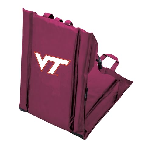 Image of Logo Brands Officially Licensed NCAA Unisex Stadium Seat, One Size, Team Color