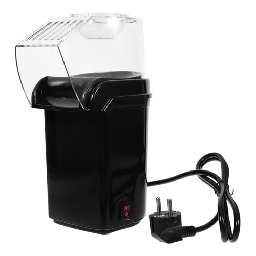 HOLIDYOYO maquina de palomitas de maiz máquina para hacer palomitas de maíz máquina de palomitas de aire máquina eléctrica para hacer palomitas de maíz páginas Black