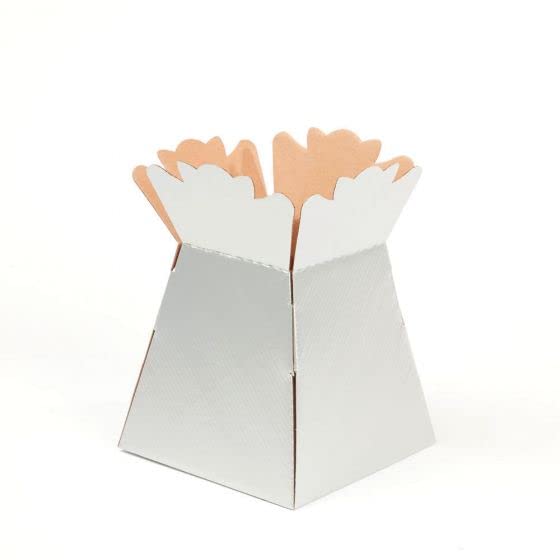 Image of Oasis Paper Gift Box Foldable, Empty, Decorative, Reusable, Multipurpose Birthday, Anniversary, Wedding, Return Gifts Hamper Packaging (Set of 5) Porto White Vase