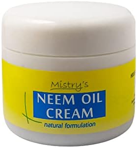 Mistry's Potenised Neem Oil Cream 50g - Herbal Body Cream &amp; Moisturiser, Gentle &amp; Moisturising for Allergy Prone, Itchy, Sensitive Skin - Additive Free, Vegan,