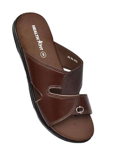 HEALTH FIT Extra Soft Diabetic & Orthopedic Slippers/Doctor Chappal & Foortwear with Memory Foam - Men