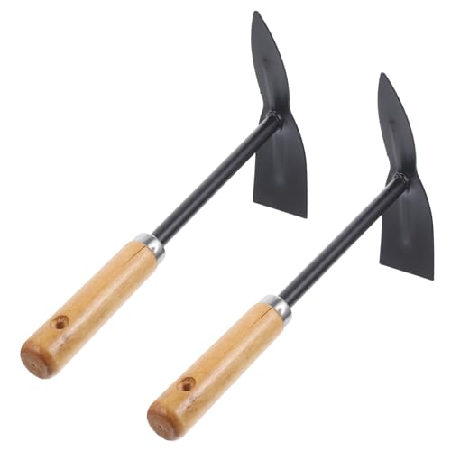 Holibanna 2pcs Soil Scoop Handle Garden Tools Small Shovel for Planting Weeding Camping