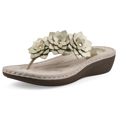 Image of CLIFFS BY WHITE MOUNTAIN Women's Content Floral Sandal