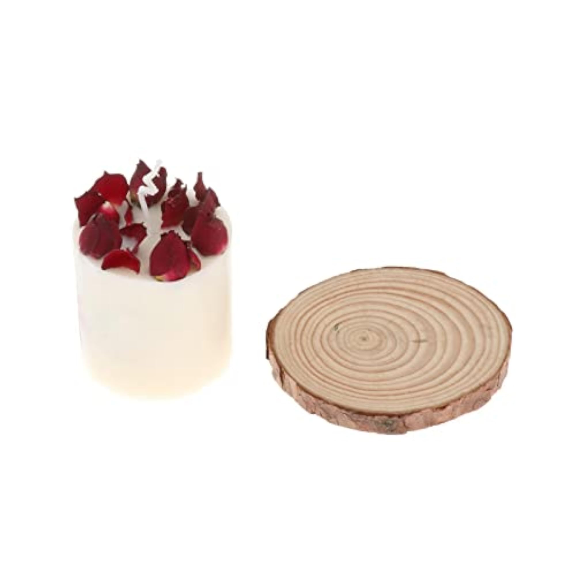 Handmade Scented Candle with Roses Essential Oil