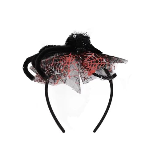 OIUUBBII Halloween Spider Headband for Adult Black Halloween Hairband for Women,Gothic Women's Hair Accessories Halloween Party