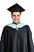 GRADWYSE Education Master Hood Graduation Master Degree Hood, Various College Colors Available Light Blue (Purple/Gold)