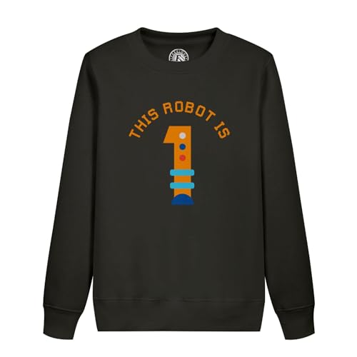 Sweatshirt enfant robot confortable pour éviter les vêtements inconfortables d'anniversaire