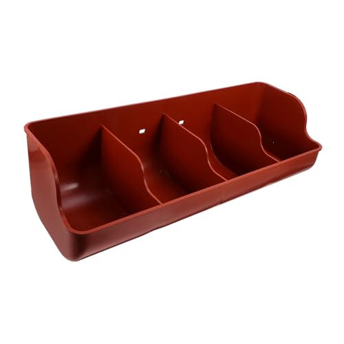 Mangeoire porcs 4 compartiments plastique Milisten auge pour alimentation animaux de ferme