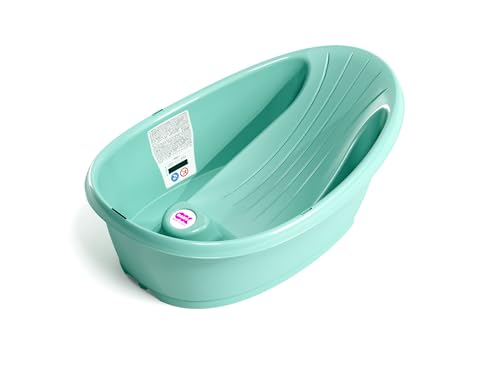 OKBABY Onda Baby - Vaschetta Compatta per il Bagnetto del Neonato 0-12 Mesi - Azzurro