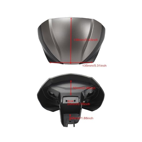Aile de carénage premium blanche pour moto Trident 660 finition supérieure