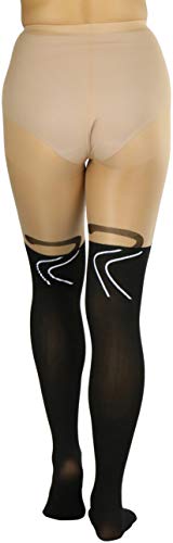 Image of ToBeInStyle Women's Cute Thigh High Printed Character Tights